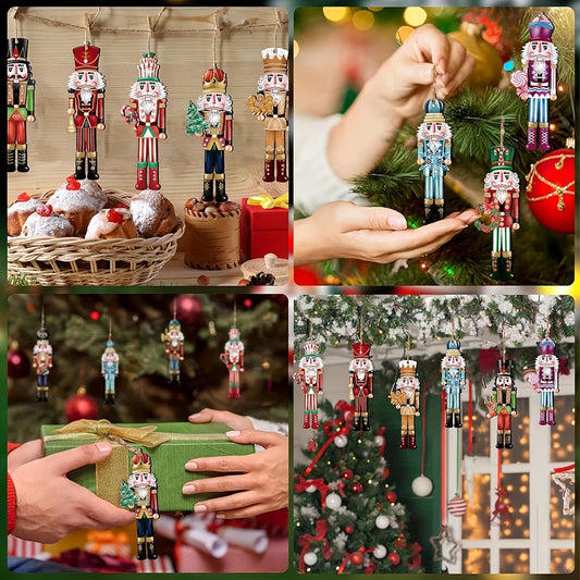 Bring Holiday Magic Home with Our Festive Nutcracker Set! 🎄✨12PCS