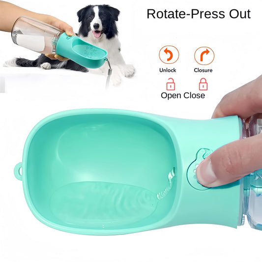 🐾 Portable Pet Water Bottle – Keep Your Pup Hydrated Anywhere