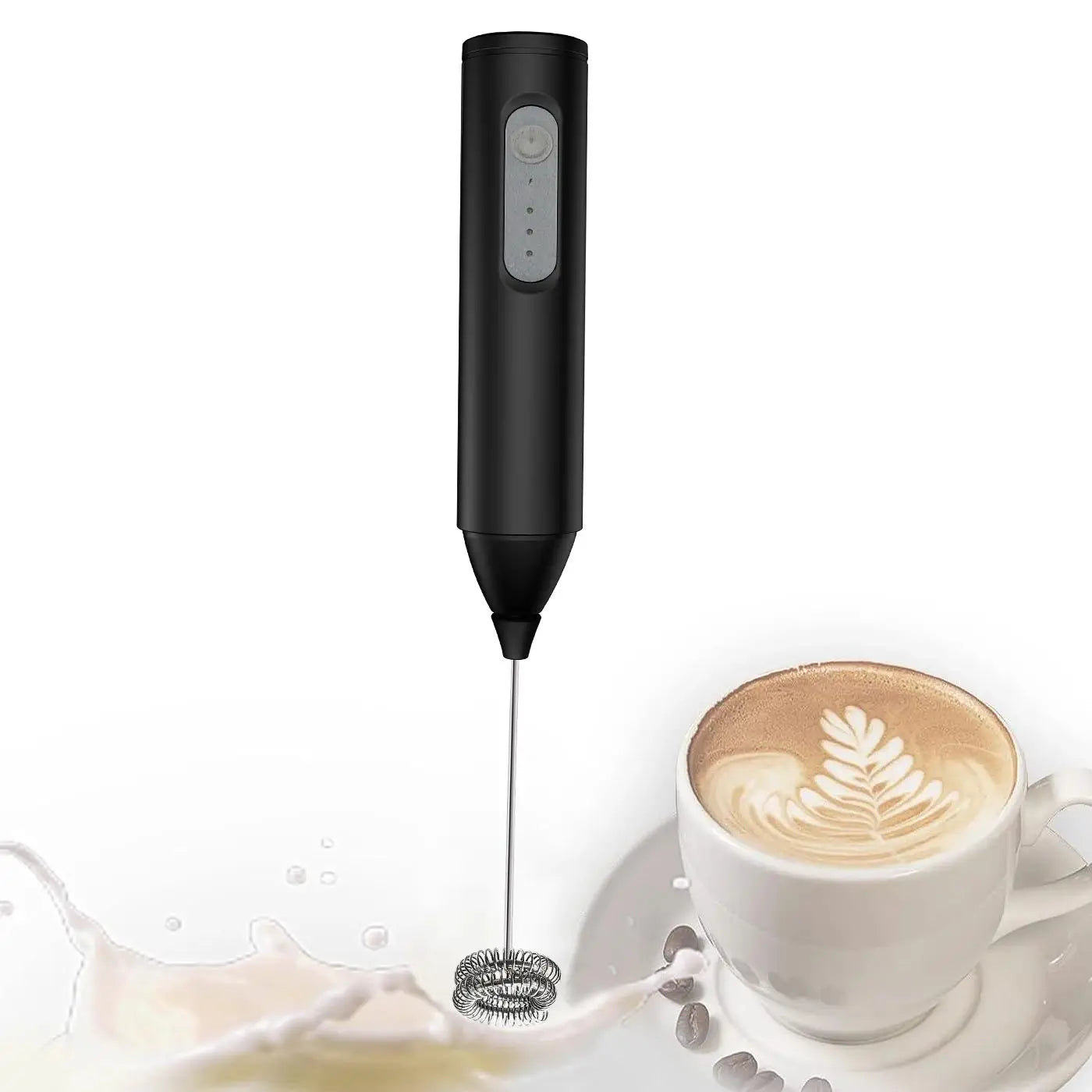 USB Rechargeable Mini Milk Frother – 3-Speed Electric Coffee "JuuJ"