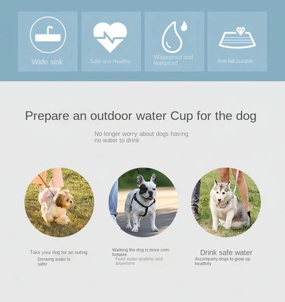 🐾 Portable Pet Water Bottle – Keep Your Pup Hydrated Anywhere