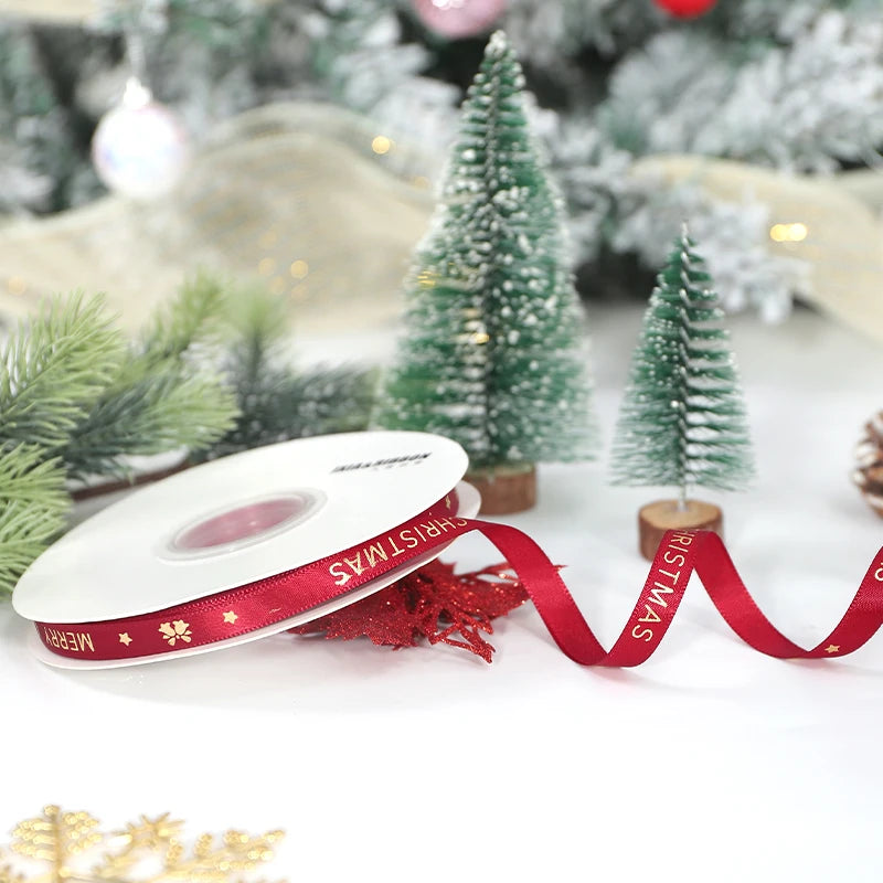 🎄5M Christmas Printed Ribbon – Add Magic to Every Gift &amp; Holiday Creation🎁
