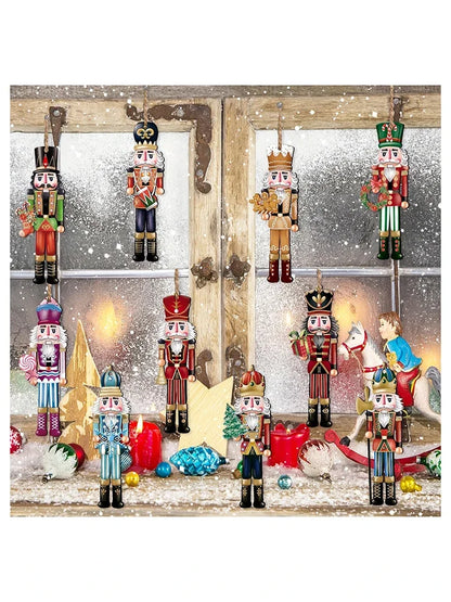 Bring Holiday Magic Home with Our Festive Nutcracker Set! 🎄✨12PCS