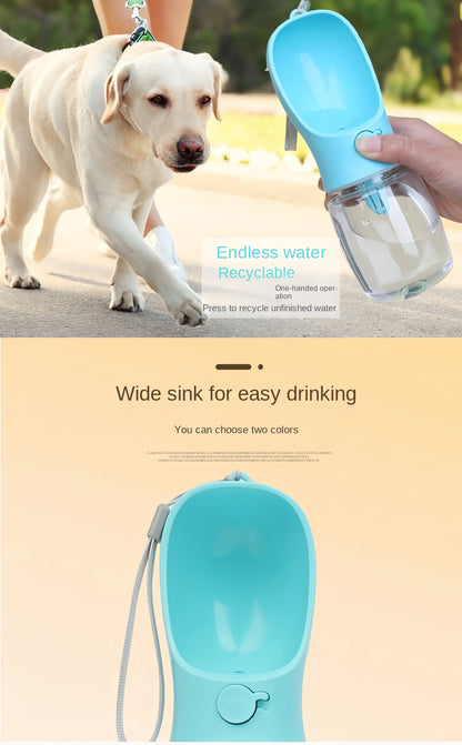 🐾 Portable Pet Water Bottle – Keep Your Pup Hydrated Anywhere
