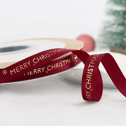 🎄5M Christmas Printed Ribbon – Add Magic to Every Gift &amp; Holiday Creation🎁