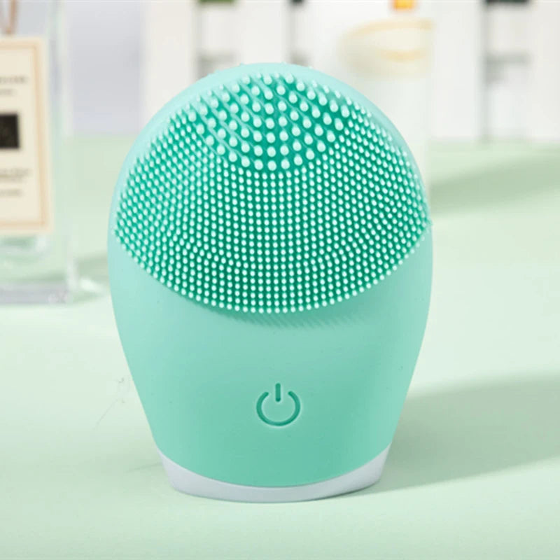 Electric Silicone Facial Cleansing Brush