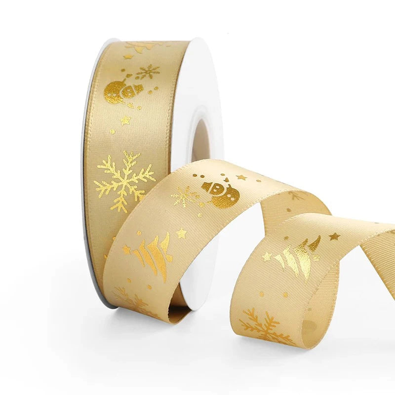 🎄5M Christmas Printed Ribbon – Add Magic to Every Gift &amp; Holiday Creation🎁