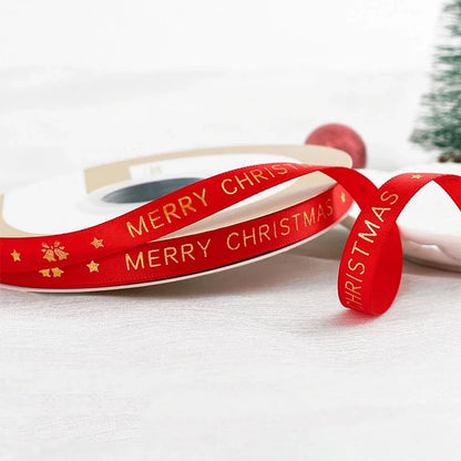 🎄5M Christmas Printed Ribbon – Add Magic to Every Gift &amp; Holiday Creation🎁