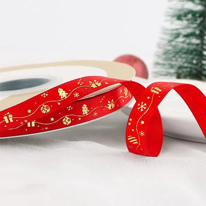 🎄5M Christmas Printed Ribbon – Add Magic to Every Gift &amp; Holiday Creation🎁