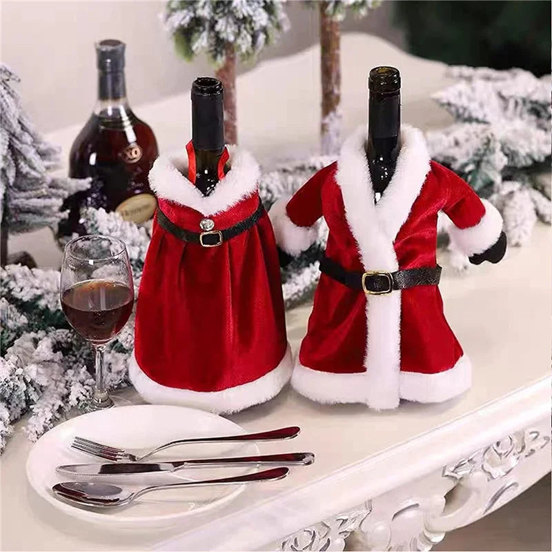 🎄 Christmas Wine Bottle Decoration🍷