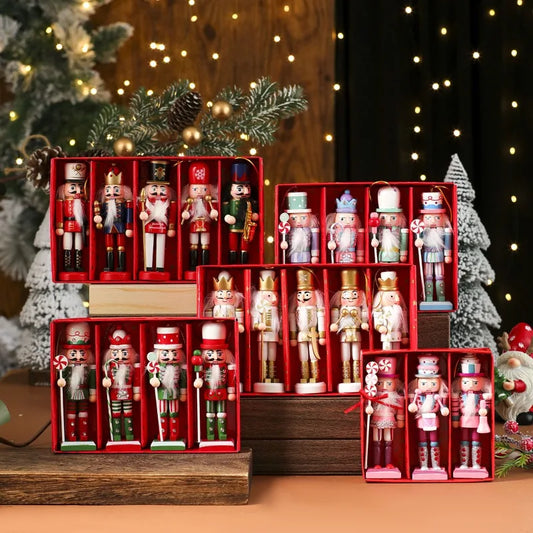 ✨Nutcracker Soldier Hanging Christmas Wooden Ornament Gift Set🎄