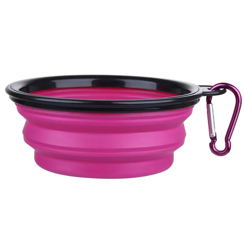 🐶Folding Portable Silicone Dog Feeder Bowl 🐱