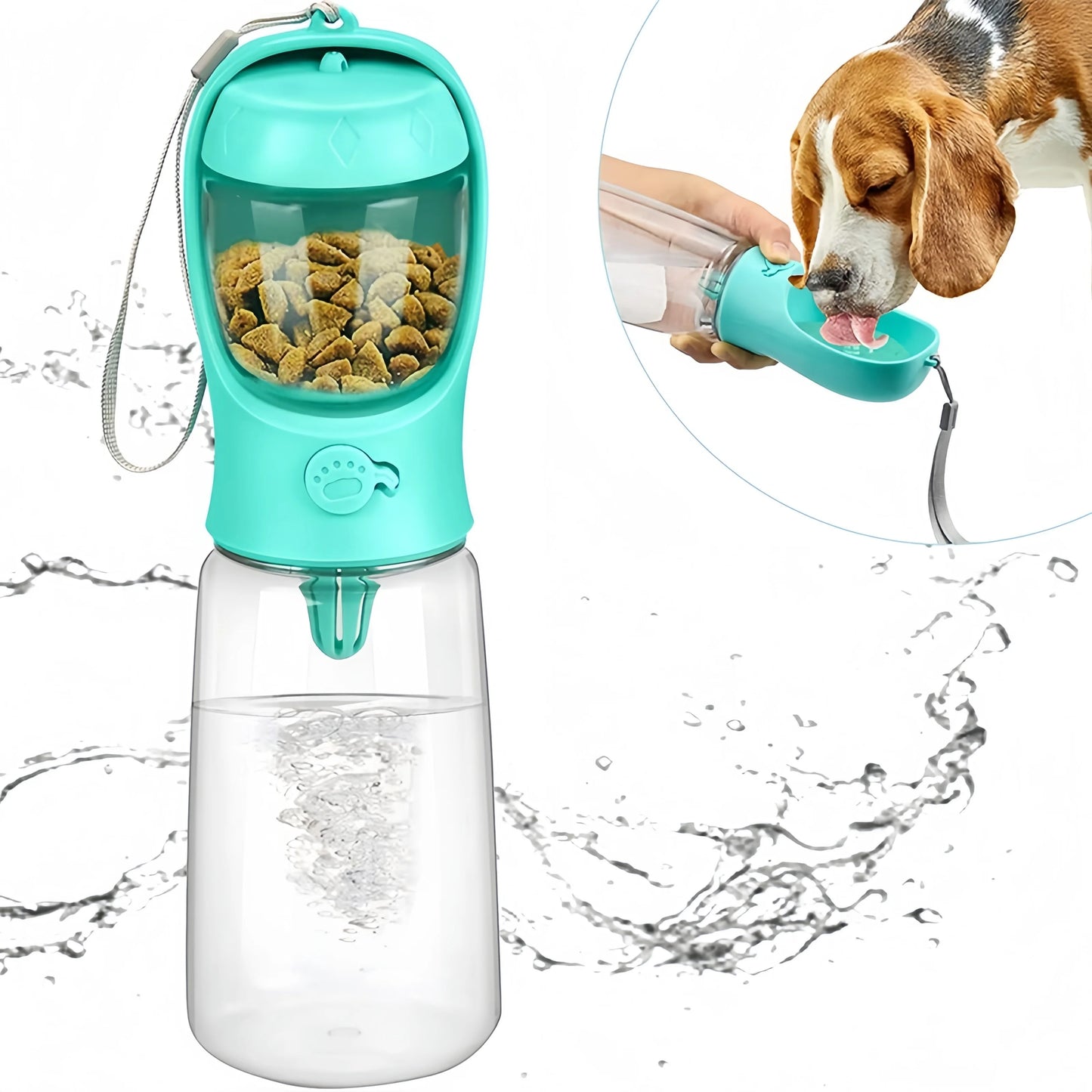 🐾 Portable Pet Water Bottle – Keep Your Pup Hydrated Anywhere