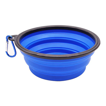 🐶Folding Portable Silicone Dog Feeder Bowl 🐱