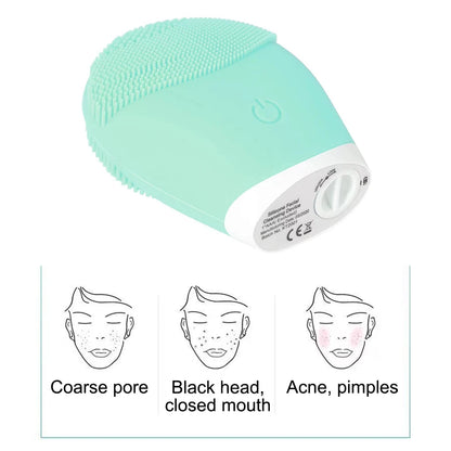 Electric Silicone Facial Cleansing Brush