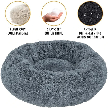🐾 CozyDream™ Heated Plush Pet Bed – The Ultimate Comfort Haven for Your Furry Friend! 💤