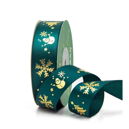 🎄5M Christmas Printed Ribbon – Add Magic to Every Gift &amp; Holiday Creation🎁
