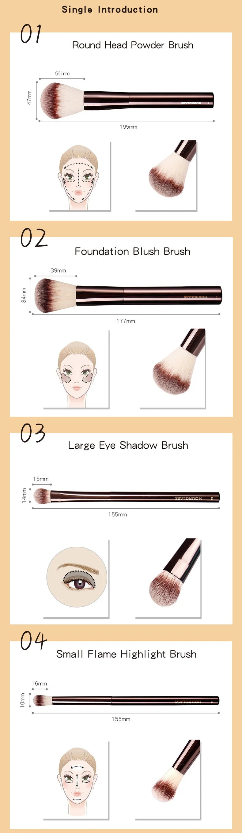 Hourglass Luxe All-in-One Makeup Brushes