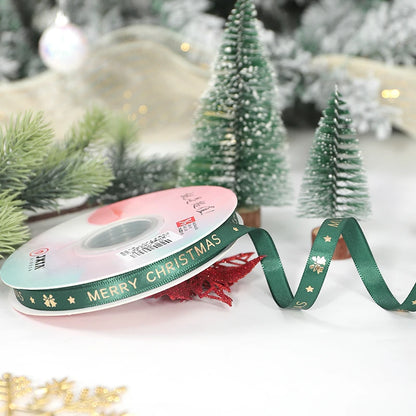 🎄5M Christmas Printed Ribbon – Add Magic to Every Gift &amp; Holiday Creation🎁