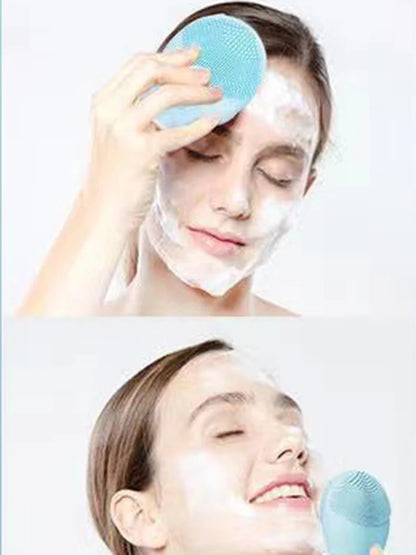 Electric Silicone Facial Cleansing Brush