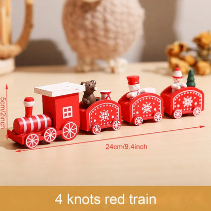 🚂Christmas Train Decoration – Plastic or Wooden Style (Choose Your Perfect Holiday Look!)