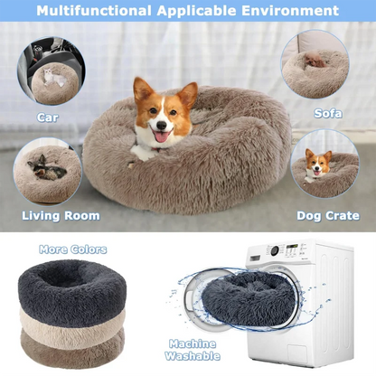 🐾 CozyDream™ Heated Plush Pet Bed – The Ultimate Comfort Haven for Your Furry Friend! 💤
