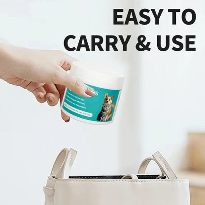 🐾 Gentle Pet Cleaning Wipes – Keep Your Furry Friend Fresh &amp; Happy! 🐶🐱