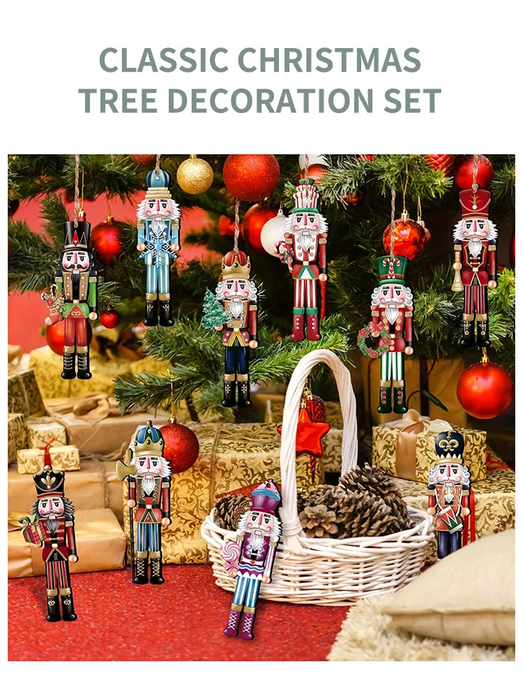 Bring Holiday Magic Home with Our Festive Nutcracker Set! 🎄✨12PCS