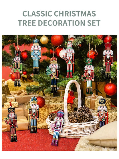 Bring Holiday Magic Home with Our Festive Nutcracker Set! 🎄✨12PCS