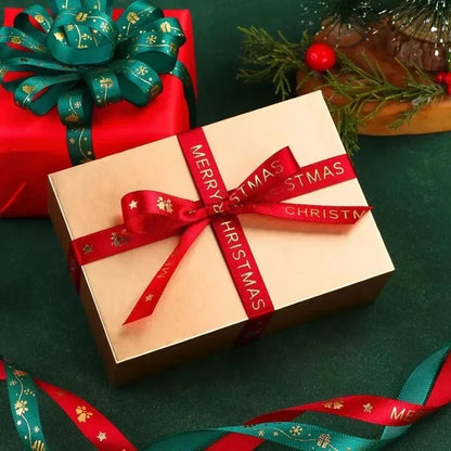 🎄5M Christmas Printed Ribbon – Add Magic to Every Gift &amp; Holiday Creation🎁