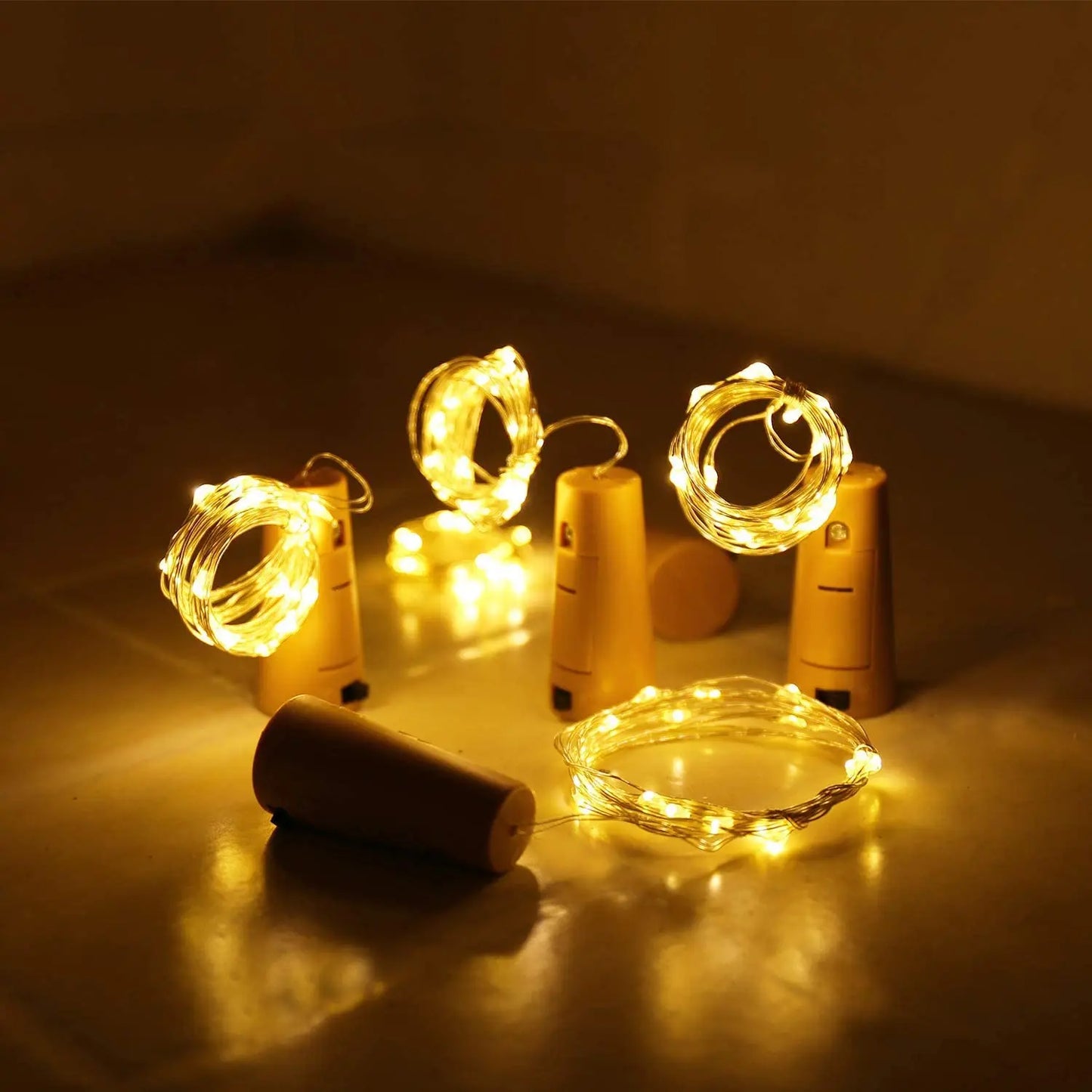 ✨Bar LED Wine Bottle Cork 2M String Lights Christmas Decoration ✨