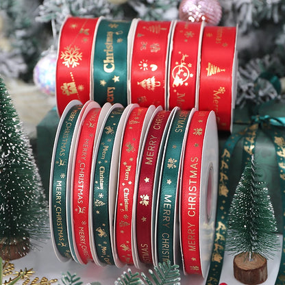 🎄5M Christmas Printed Ribbon – Add Magic to Every Gift &amp; Holiday Creation🎁