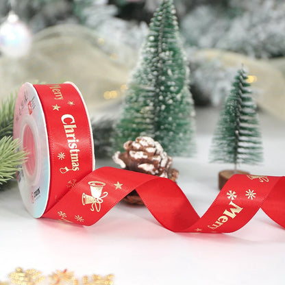 🎄5M Christmas Printed Ribbon – Add Magic to Every Gift &amp; Holiday Creation🎁