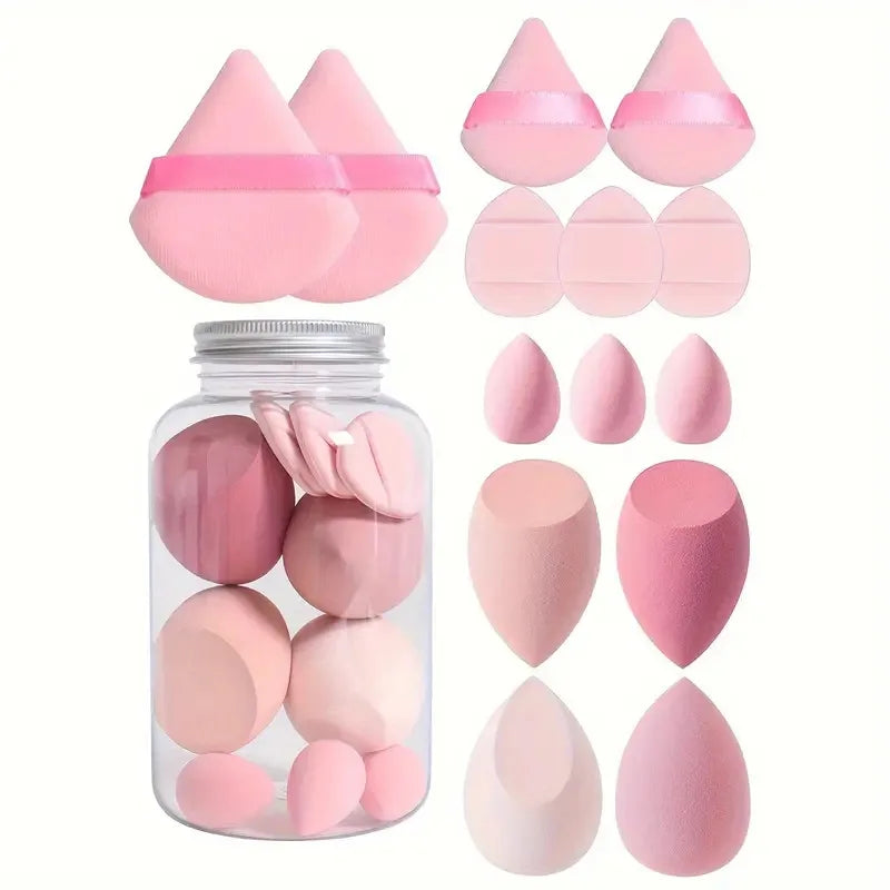 ✨14-Piece Makeup Sponge Set – Flawless Blend!✨