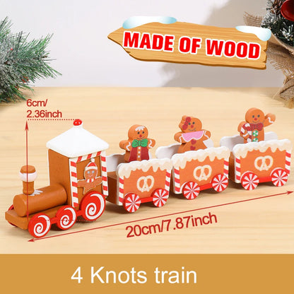 🚂Christmas Train Decoration – Plastic or Wooden Style (Choose Your Perfect Holiday Look!)