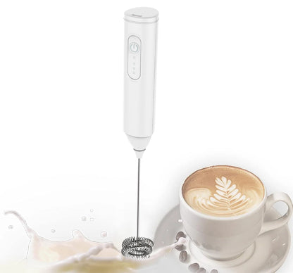 USB Rechargeable Mini Milk Frother – 3-Speed Electric Coffee "JuuJ"