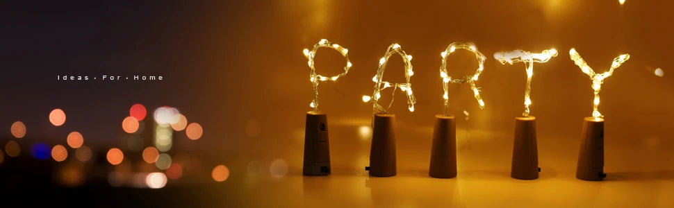 ✨Bar LED Wine Bottle Cork 2M String Lights Christmas Decoration ✨