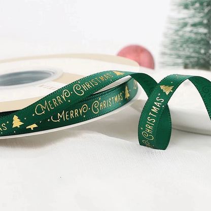 🎄5M Christmas Printed Ribbon – Add Magic to Every Gift &amp; Holiday Creation🎁
