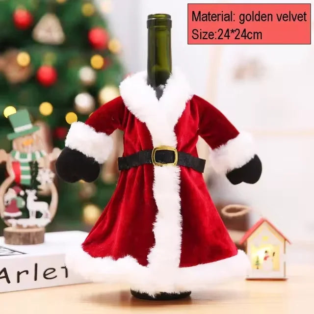 🎄 Christmas Wine Bottle Decoration🍷