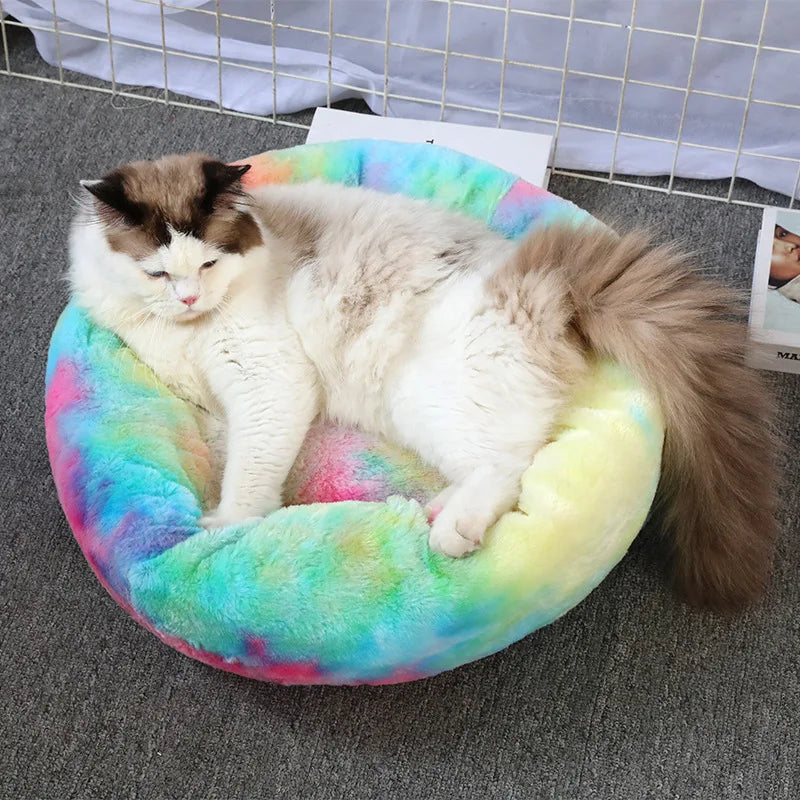 🐾 CozyDream™ Heated Plush Pet Bed – The Ultimate Comfort Haven for Your Furry Friend! 💤