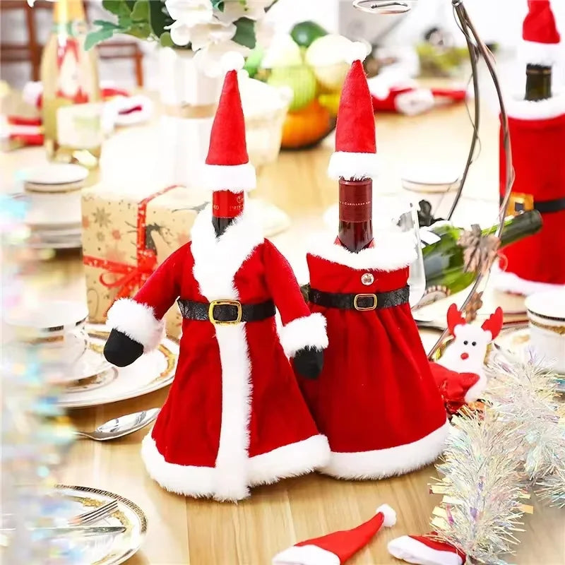 🎄 Christmas Wine Bottle Decoration🍷