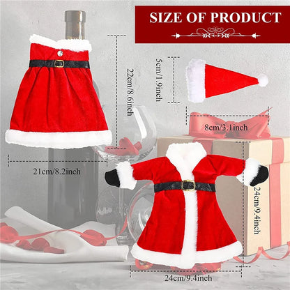 🎄 Christmas Wine Bottle Decoration🍷